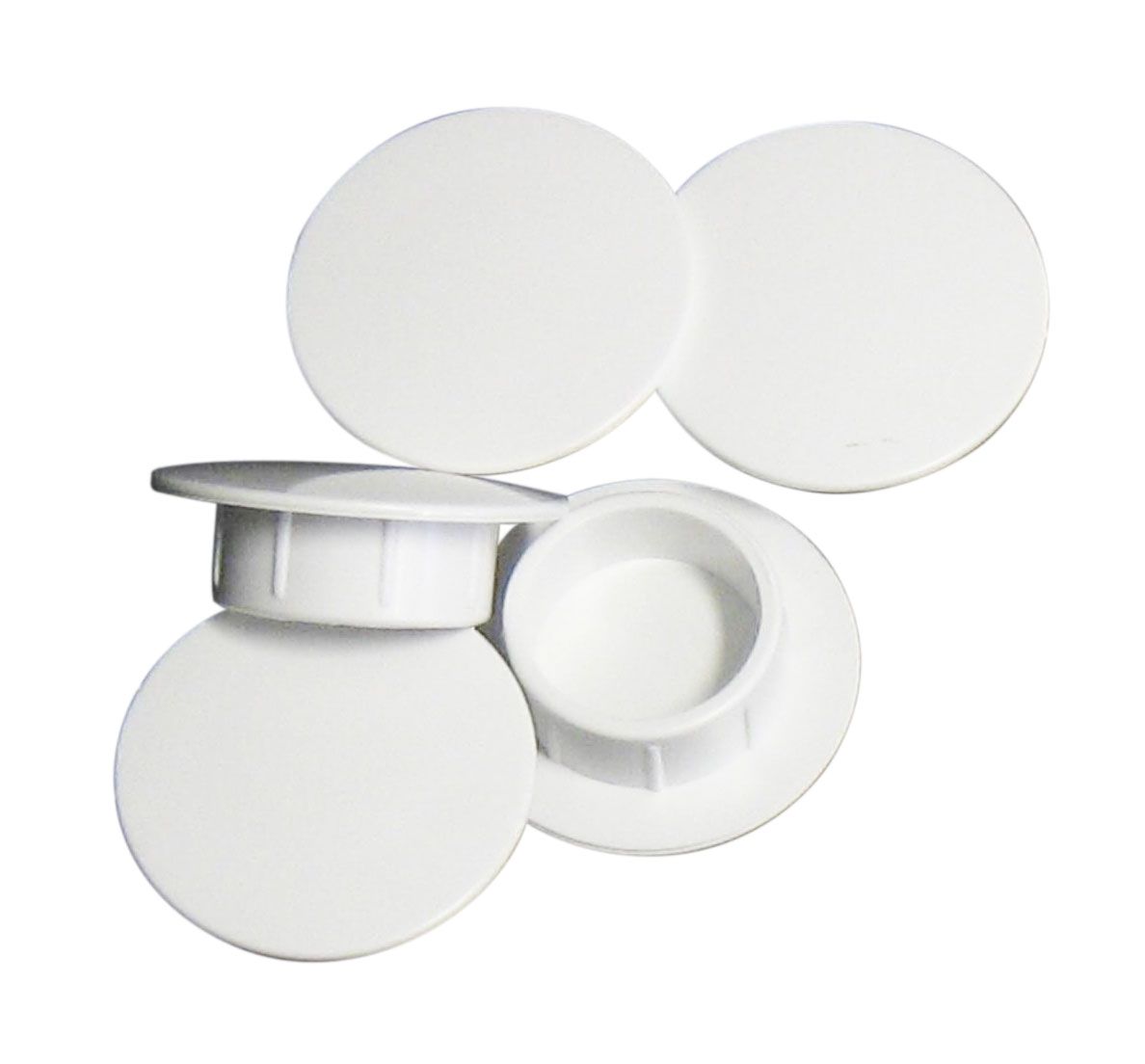 SCHLIESSKAPPEN, weiß (5 Stk.) SCHLIESSKAPPEN, weiß (5 Stk.)