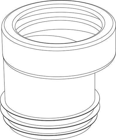 WC-DICHTUNGSMANSCHETTE MODELL NR. 7