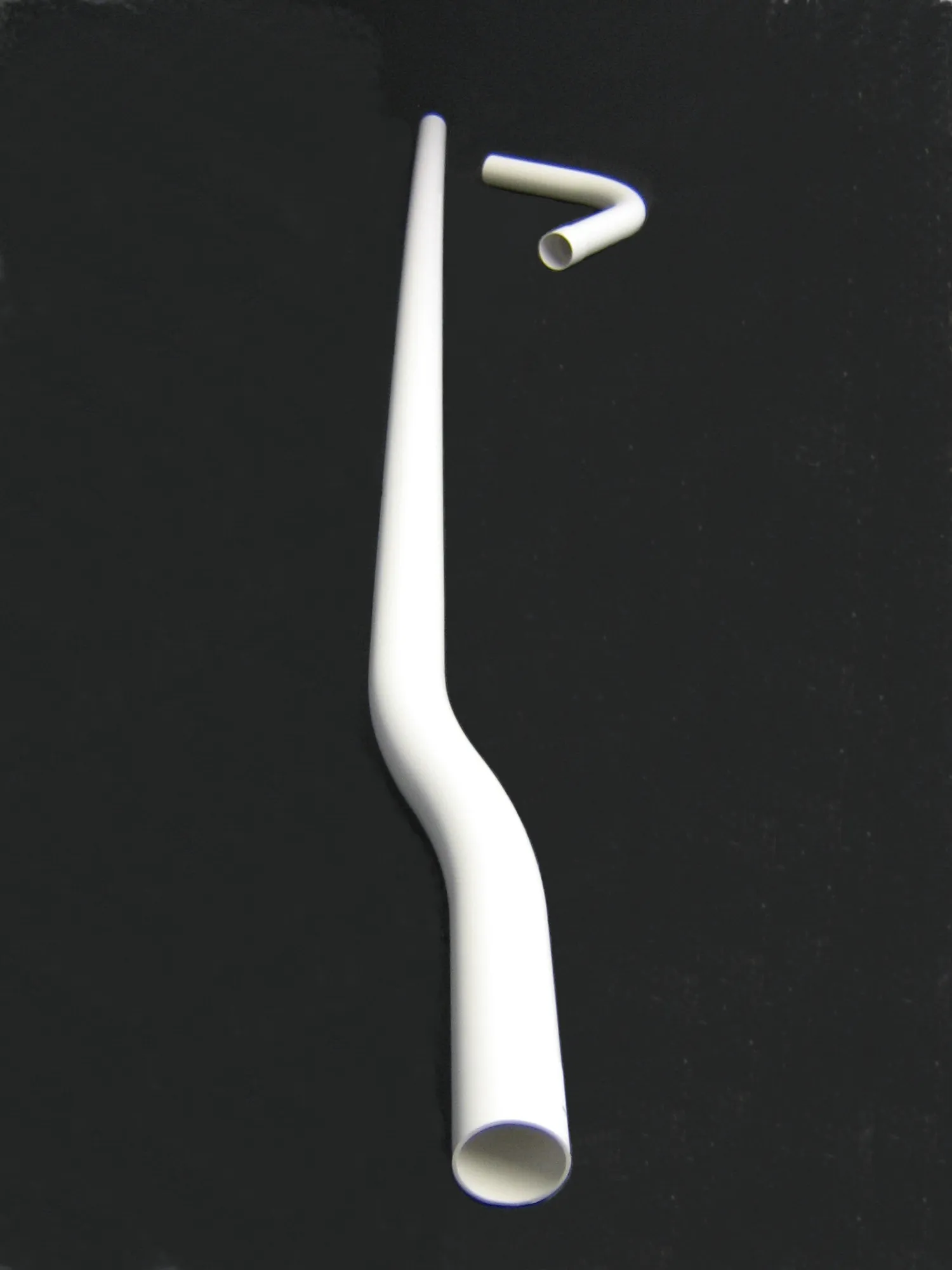 Spülrohr mit Bogen 1730 mm, weiß f. hochh. Spülkasten W285/295, AP 210