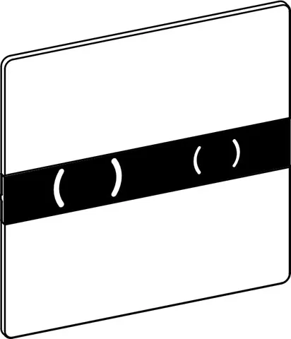 XS Betätigungsplatte Eos DF