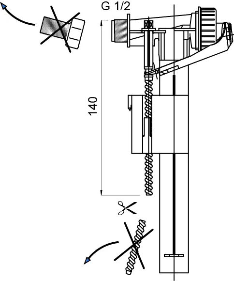 FÜLLVENTIL HVK G 3/8