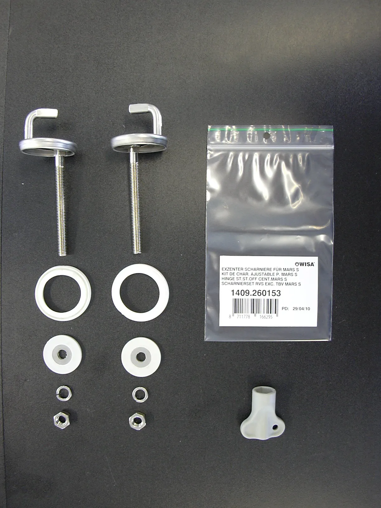 ERSATZSCHARNIERE EXZENTRISCHE SCHARNIERE FÜR WC-SITZ MARS S