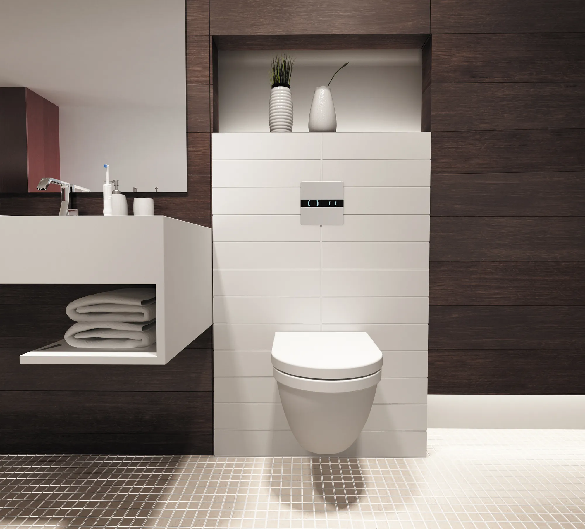 XS Betätigungsplatte Eos DF Steel Design