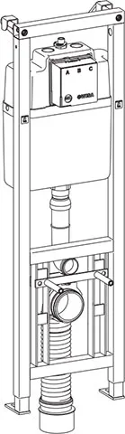 WISA XS WC-Element Vario 130 cm