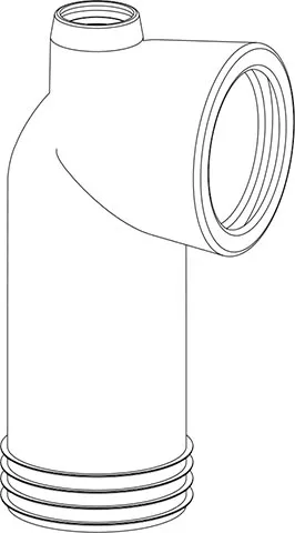 WC-Ablaufbogen ELBOW 301K