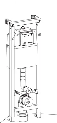 WISA XS WC-Eckelement 118 cm
