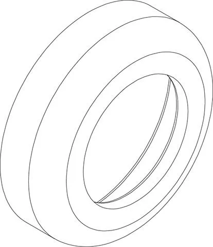 Zierring (Zulauf) zu AP-SPK W250 - W1270DF, AP210 - AP270, weiß