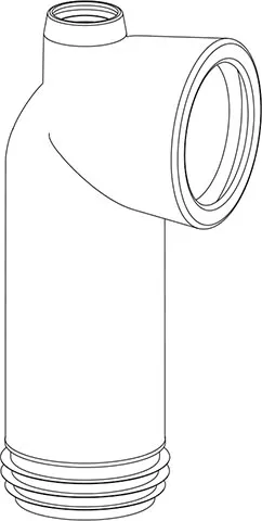 WC-Ablaufbogen ELBOW 303M