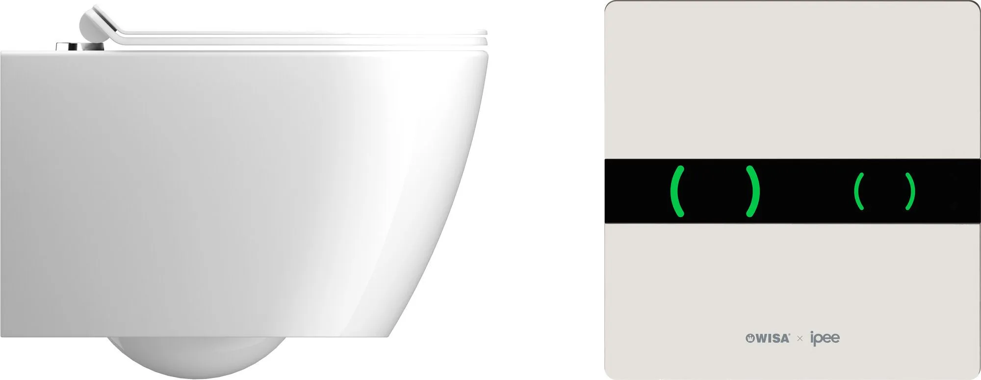 T5 TOILET PACK PREMIUM, GLAS SENSORPLATTE, weiß