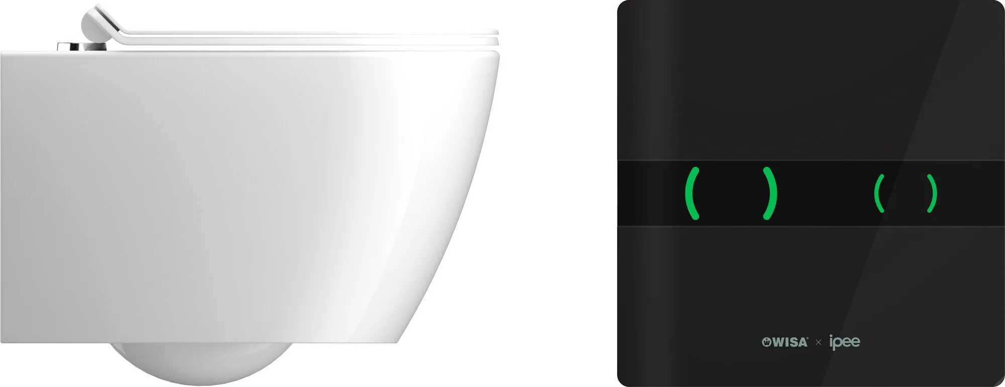 T5 TOILET PACK PREMIUM, GLAS SENSORPLATTE, schwarz