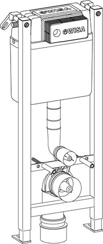 WISA XT WC Top/Front 98 cm