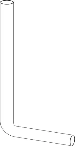 SPÜLROHRBOGEN 550 x 300 mm, weiß