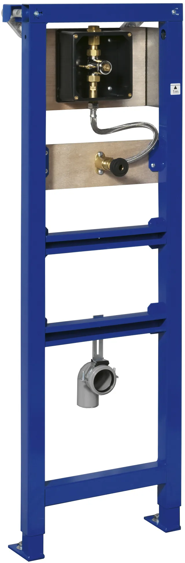 UR -Element mit UP-Druckspüler für mech. Bedienungsplatten Square / Steel