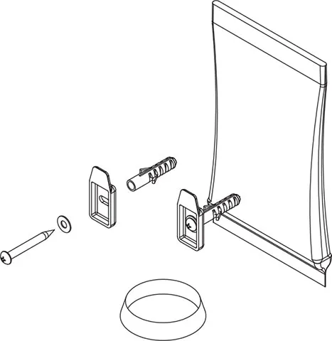 Aufhängeset für AP-Spülkästen W250 - W1270DF, AP210 - AP270