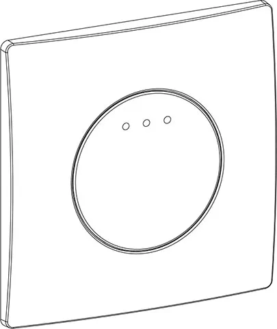 Betätigungsplatte Enyo SU, Weiß