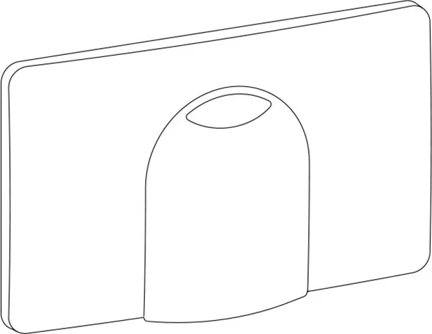Betätigungsplatte mit Spülunterbrechung zu 2100
