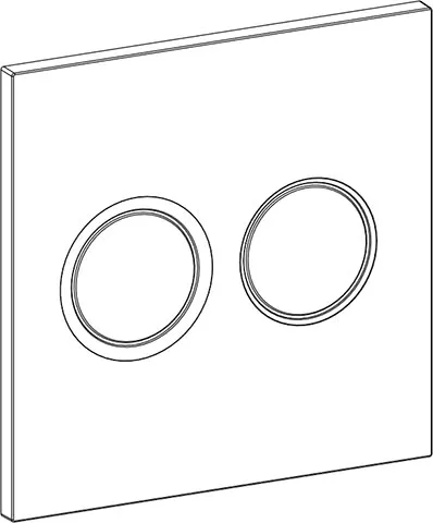 XS Betätigungsplatte Luga DF