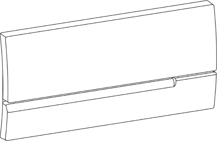 Betätigungsplatte mit Spülunterbrechung zu 2000/ 2002