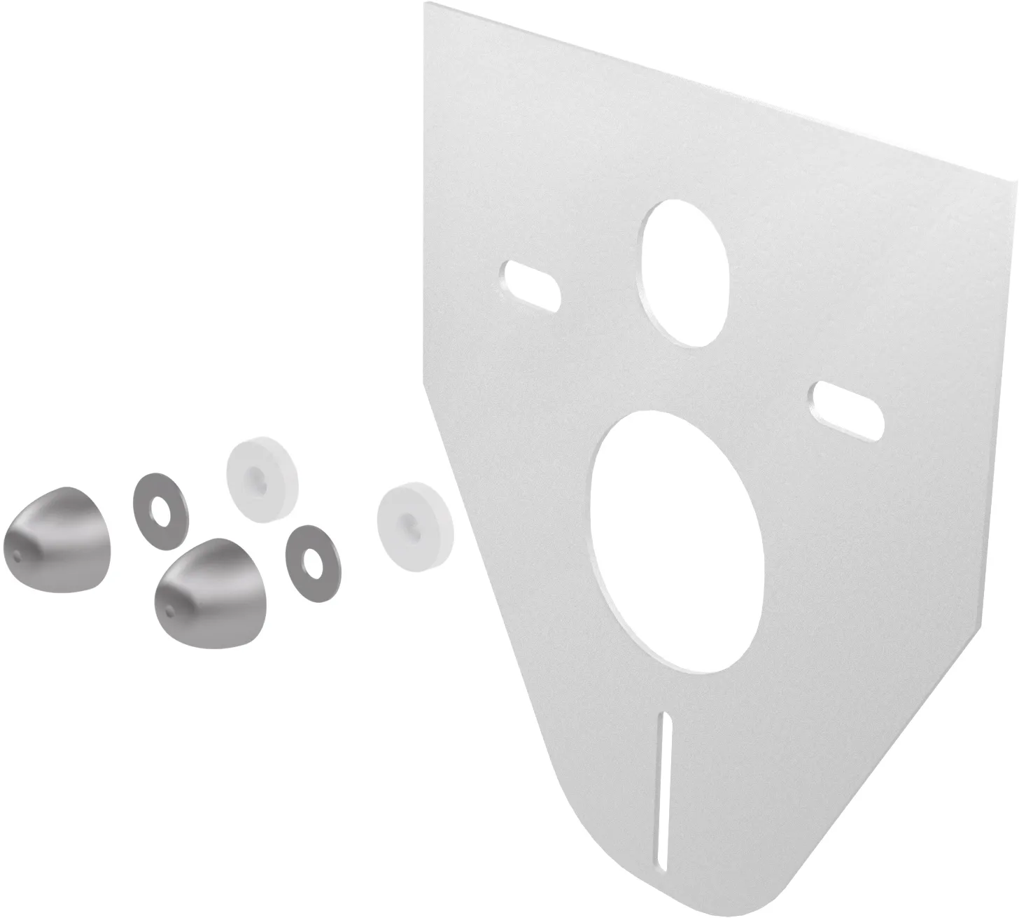 SCHALLSCHUTZ-SET für Wand-WC und Wandbidet