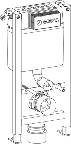 WISA XT WC Top/Front 83 cm