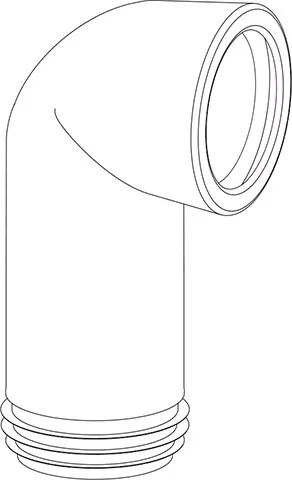 WC-Ablaufbogen ELBOW 303C