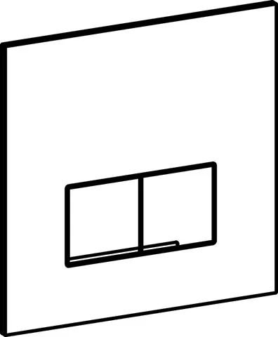 XS/XF Betätigungsplatte Delos Steel DF