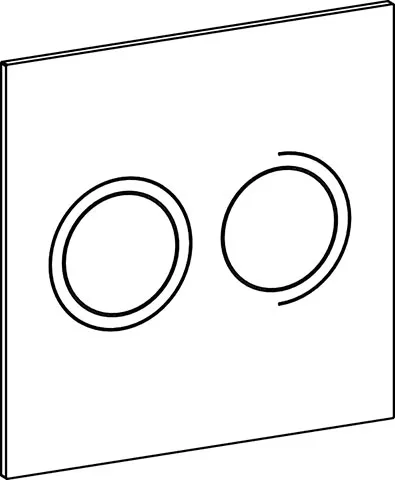 XS Betätigungsplatte Luga DF