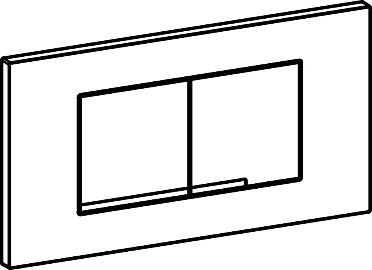 XT Betätigungsplatte Kantos Steel DF