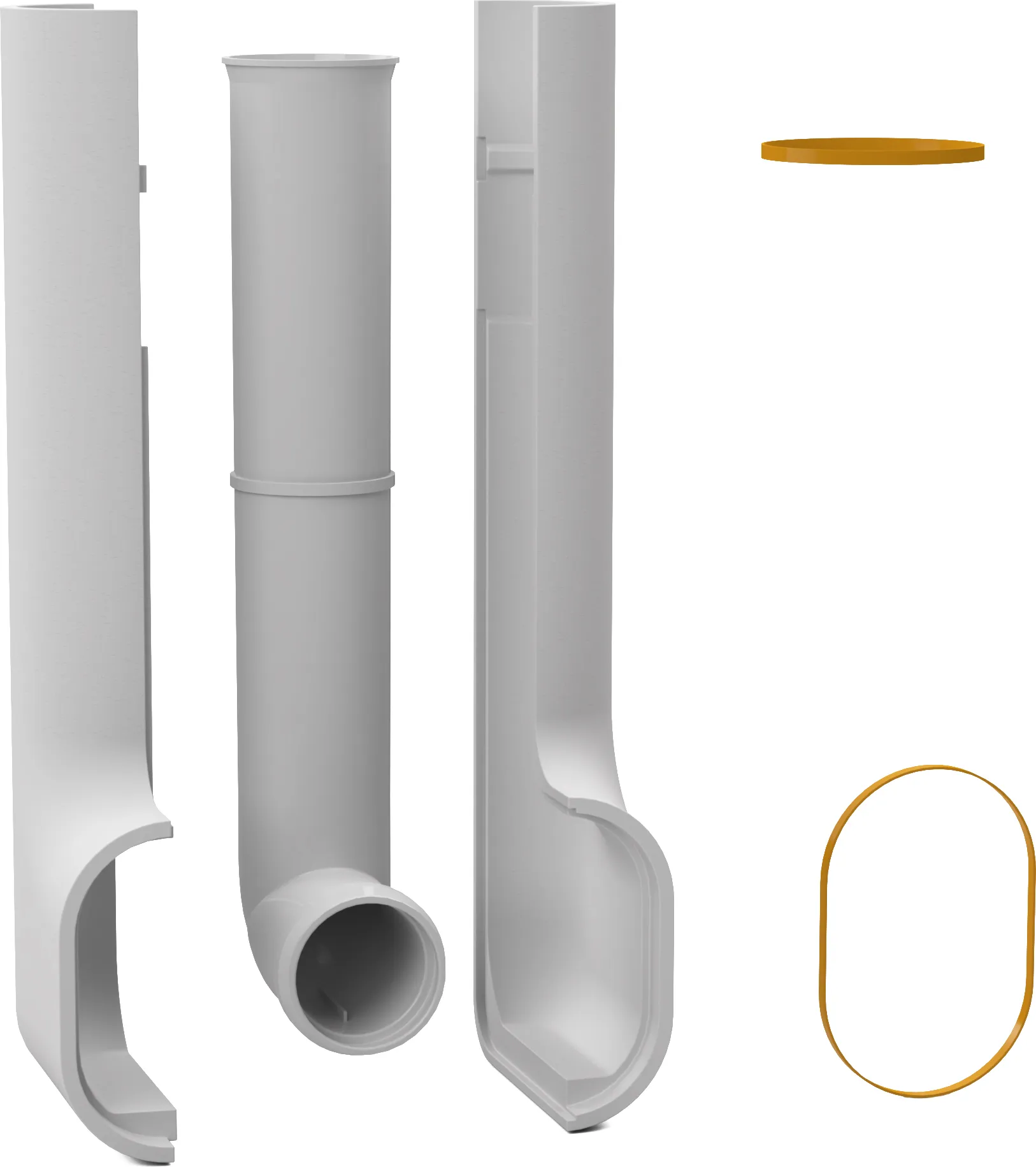 Isolierung inkl. Spülrohrbogen, 300 mm zu XF, 399