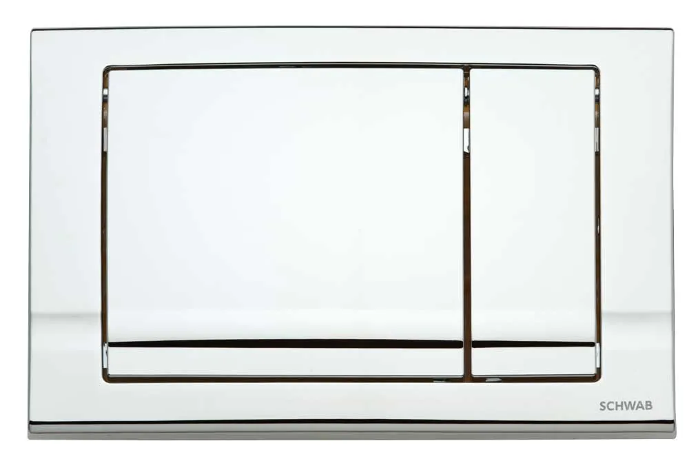 BETÄTIGUNGSPLATTE RIVA DUO MINI, glanzchrom